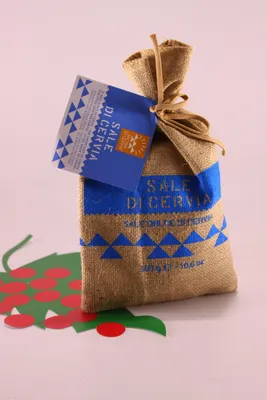 Produktbild von Salz aus Cervia in Jutesäckchen 300 gr. - Salina di Cervia