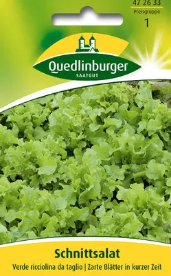 Produktbild von Quedlinburger Saatgut - Schnittsalatverde ricciolina - Samen - 472633