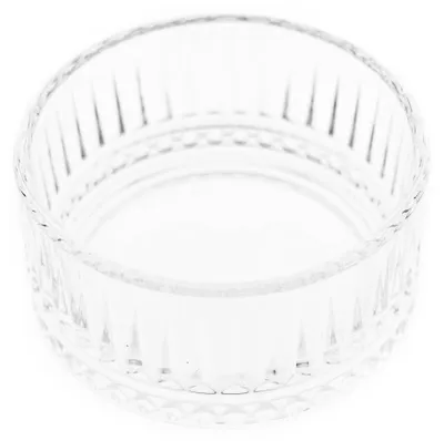Produktbild von Almina Elisa Glasschalen-Set 6-Teilig Transparent mit Riffle Design 300 ml