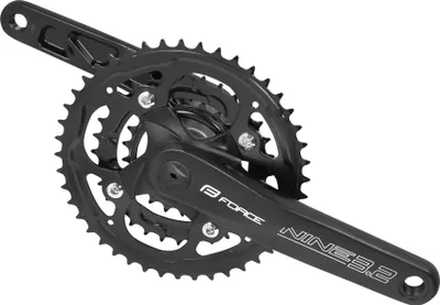 Produktbild von Force Alu MTB Kurbelgarnitur für 9-fach Kassette mit 44/32/22 Zähne