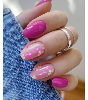 Image de Film pour ongles en gel, rose, transparent, motif floral, auto-adhésif, durcissable aux UV, lot de 20