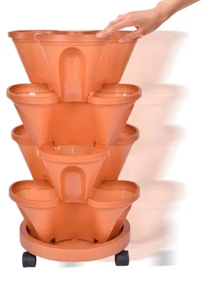 Image de Jardin vertical avec 4 niveaux et système de drainage automatique