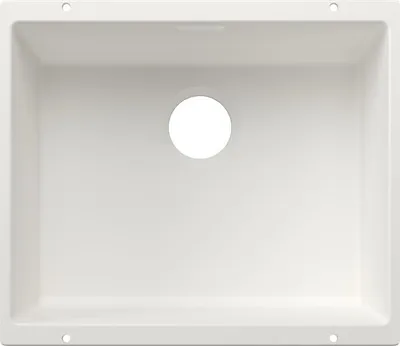 Produktbild von BLANCO SUBLINE 500-U für Farbige Komponenten Einbauspüle SILGRANIT weiß ab 60 cm ohne Ablauffernbedienung - inkl.