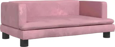 Obrázok produktu pre vidaXL Pelech pre psov ružový 80x45x30 cm Velvet
