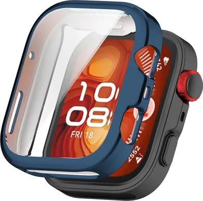 Produktbild von Schutzhülle für Huawei Watch Fit 4, Bizon Case Watch Felipe, Blau