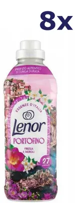 Produktbild von 8x Lenor Wasverzachter - 27sc567ml - portofino - fresia en neroli