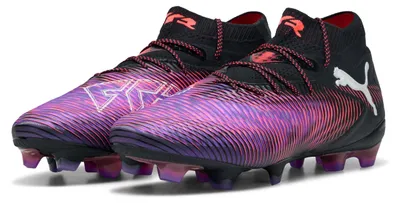 Produktbild von Puma Future 8 Ultimate FG Fußballschuhe Unisex schwarz weiß glowing rot Gr 48