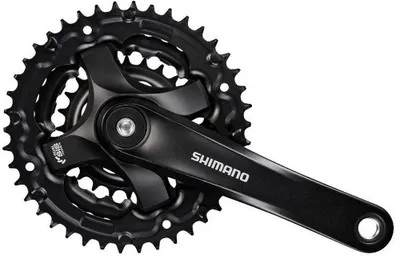 Produktbild von SHIMANO Fahrrad Kurbel Garnitur FC-TY501 170mm 48-38-28 Zähne Antrieb