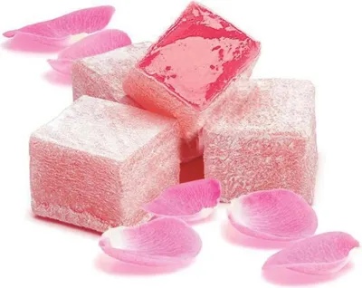 Zdjęcie produktu dla Tureckie słodycze o smaku różanym 500 g
