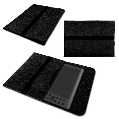 Produktbild von Filz Hülle für GAOMON M106K Schutz Tasche Grafiktablett Schutzhülle Tablet CoverFarbe:Dunkelgrau