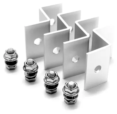 Produktbild von Aluminium Z-Winkel 38 mm Halterung in Weiß