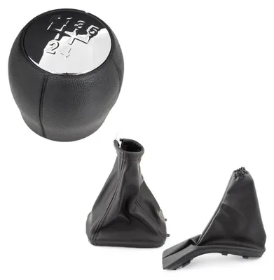5-Gang Schaltknauf Schaltmanschette Rahmen Handbremse für Opel Astra G 1998-2009 – Produktansicht