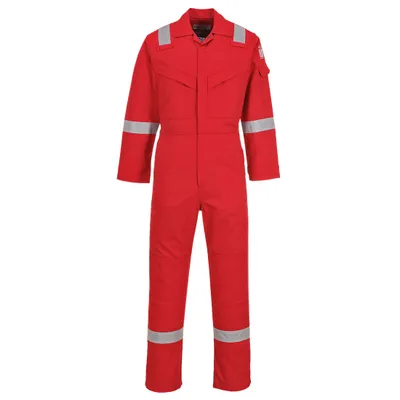 Zdjęcie produktu dla Portwest FR50 trudnopalny antystatyczny kombinezon 350 g czerwony rozmiar 4XL