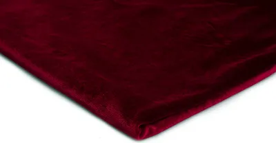 Produktbild von Pannesamt Stoff, Samt, Velours, Velourstoff Bordeaux 50 x 150 cm