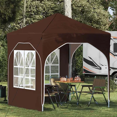 Produktbild von Möbel Pop-up Partyzelt 192 x 192 x 245 cm BraunPavillons & Partyzelte - Pavillons & Partyzelte c6633