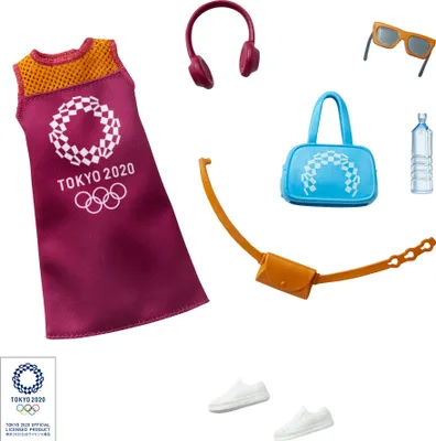 Obrázok produktu pre Barbie Fashions Kompletné oblečenie a doplnky (licencované): Olympische Sommerspiele Tokyo 2020