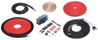 8 AWG OFC Auto Verstärker Kabelset, 5,18 m, 80 A