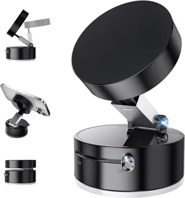 Produktbild von Telefonhalter mit verbessertem Lufteinlass, magnetischer Telefonhalter für alle Smartphones, Telefonhalter für zu Hause oder im Büro