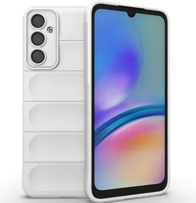 Produktbild von Handyhülle für Samsung Galaxy A05s Weich TPU Silikon Stossfest Anti-rutsch Hülle Weiß