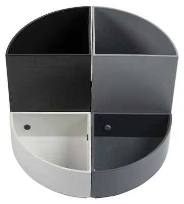 Produktbild von Exacompta 68294D, Schwarz, Grau, Weiß, 120 mm, 83 mm, 120 mm, 116 g, 3 Stück(e)
