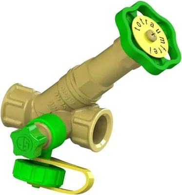 Obrázek produktu pro Js Freistromventil, Muffenanschl. M.e.,Nst.sp.,Dn15,1/2",Pr-Ms,Dvgw