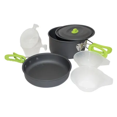 Produktbild von Koch-Set mit Topf, Pfanne + 2 Tassen und 2 Schalen Yellowstone CW001