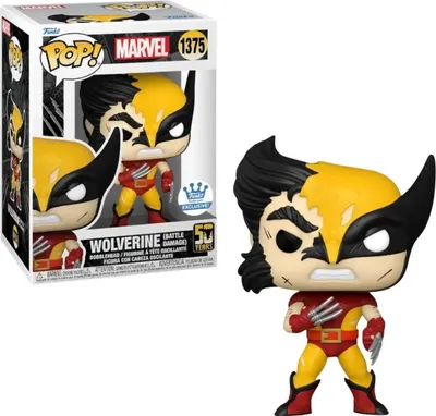 Produktbild von Funko Pop! Marvel: Wolverine (Battle Damage) #1375