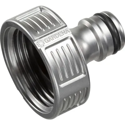 Produktbild von GARDENA 182-4250 Premium Prem.Hahnverbinder 33mm (G 1'), lose, grausilber