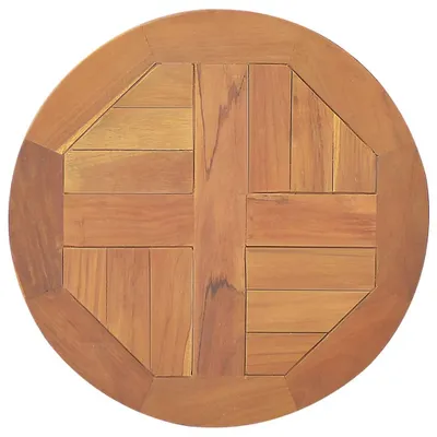 Produktbild von Tischplatte Massivholz Teak Rund 2,5 cm 40 cm