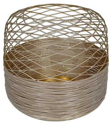 Produktbild von Kaheku Windlicht Fia gold 20 Ø 18h 11200013838