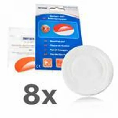 Immagine prodotto di NEMAXX® Pad Fissaggio Rilevatore Fumo Ø80 mm – Adesivo 3M High-Tack, Autoadesivo – Montaggio Senza Foratura – Per Fumo, CO e Termici – 8 Pezzi