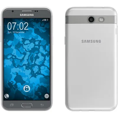 Produktbild von PhoneNatic Case kompatibel mit Samsung Galaxy J3 Emerge - clear Silikon Hülle Slimcase Cover