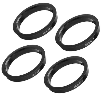 Produktbild von Zentrierringe, 4 Stück, von 66,6 mm auf 57,1 mm, für Alufelgen und Stahlfelgen