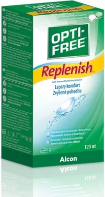 Zdjęcie produktu dla Opti-Free Replenish, Wielofunkcyjny płyn dezynfekcyjny do soczewek, 120 ml