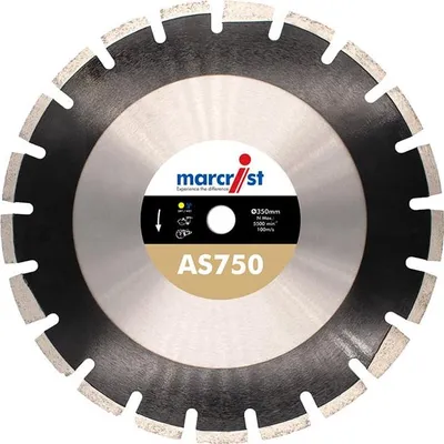 Obrázek produktu pro Marcrist diamantový řezací kotouč AS750 450 mm pro asfalt