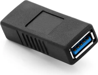 Produktbild von deleyCON USB 3.0 Adapter Kupplung Verbindung Koppler Erweiterung - A-Buchse zu A-Buchse - 2 USB Kabel verbinden verlängern