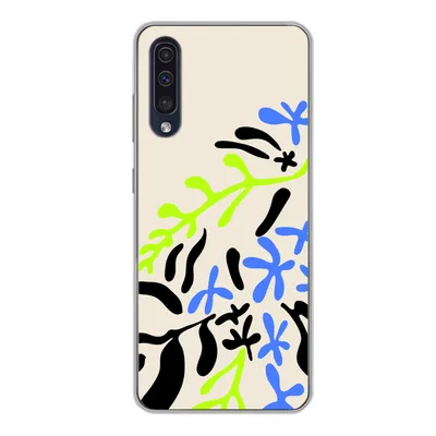 Produktbild von MuchoWow® Handyhülle Schutzhülle Hülle für Samsung Galaxy A50 Blatt - Abstrakt - Muster Silikon Softcase Handy Hülle - Mobiltelefonhülle