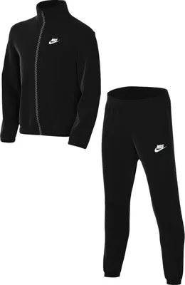 Produktbild von Nike Sportswear Web-Trainingsanzug Für Ältere Kinder, Black/Black/Black/White, H
