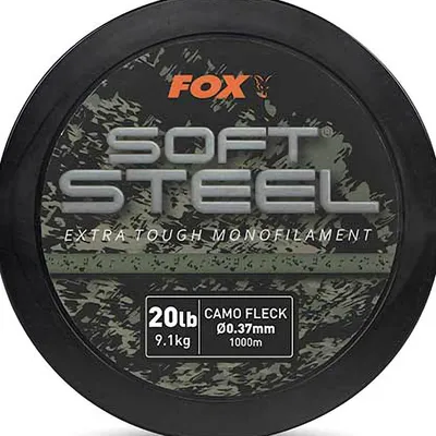 Zdjęcie produktu dla Fox Soft Steel Fleck Camo Mono 20lb (9,1kg) 0,37mm x 1000m flaxc