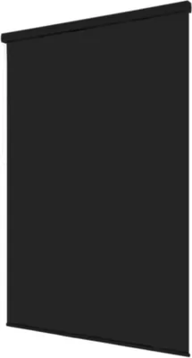 Produktbild von HALB Kassetten Duschrollo Modell Uni SCHWARZ 7 Breiten zur Wahl (60x240 cm)