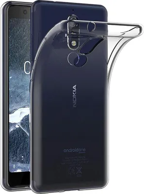 Produktbild von Conie Silikon Schutzhülle für Nokia 5.1 Tasche klar Case Cover Bumper Hülle durchsichtig in transparent