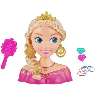 Zdjęcie produktu dla Sparkle Girlz 10097, Głowa lalki do makijażu/stylizacji, Damski, 3 lat(a), Chłopak, dziewczyna, 280 mm, Wielobarwny