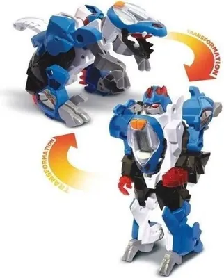 Produktbild von VTech Switch and Go Dinos Mastor Super Vélociraptor, Lernspielzeug, Transformierbarer Roboter, Multicolore