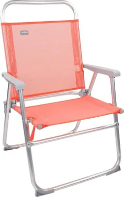 Produktbild von Famanu Klappstuhl Koralle - Hohe Tragkraft bis 100 kg - Faltbar und leicht - Rutschfest - Aluminium - Flamingo Design