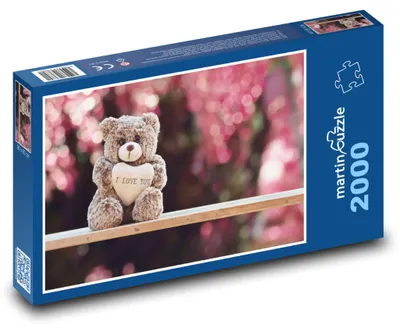 Obrázok produktu pre martinpuzzle - Puzzle 2000 - Medviedatko so srdieckom