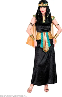 Produktbild von Egyptische Koningin Cleopatra Damen Schwarz Kostüm L