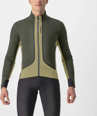 Zdjęcie produktu dla Kurtka termiczna CASTELLI do jazdy na rowerze – FLIGHT AIR – zielona, rozmiar XL