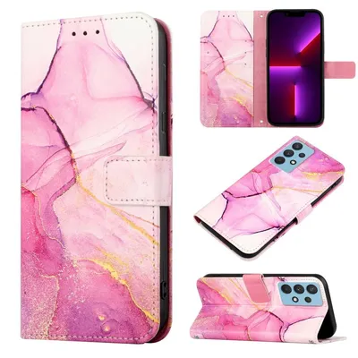 Produktbild von König Design Hülle kompatibel mit Samsung Galaxy A33 5G Kunstleder Handyhülle - Handy Case Motiv 1