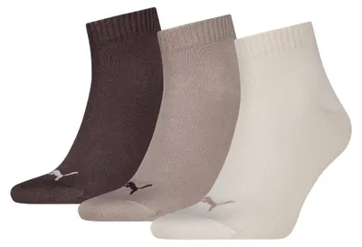 Produktbild von Uni Viertelsocken 3 Paare – Anthrazit - Grau melange – 35-38
