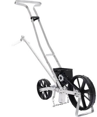 Produktbild von Präzision Sämaschine handheld Garten 1 Reihe Handsämaschine Metall Drillmaschine Gemüse Saat Pflanzmaschine